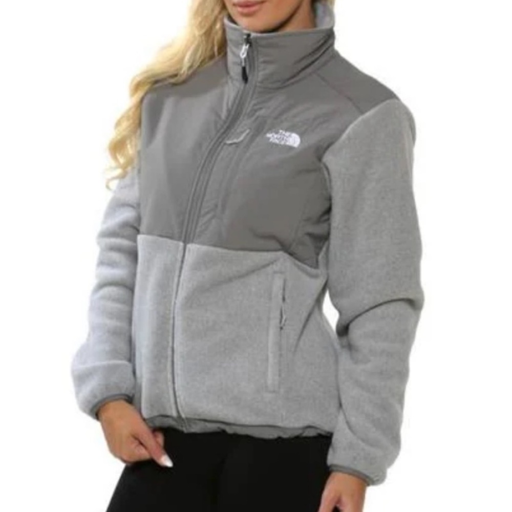 North Face Denali Fleece Gray Jacket Small